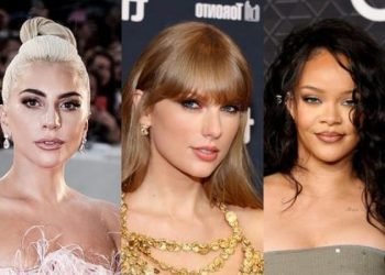 Rihanna, Taylor Swift, and Lady Gaga