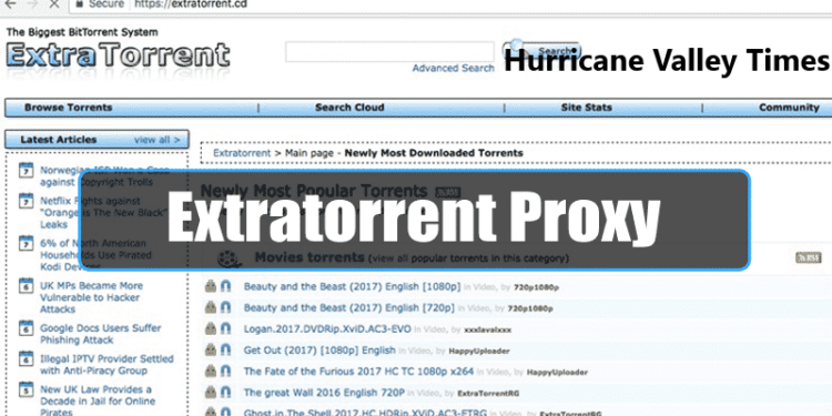 Extratorrents Proxy